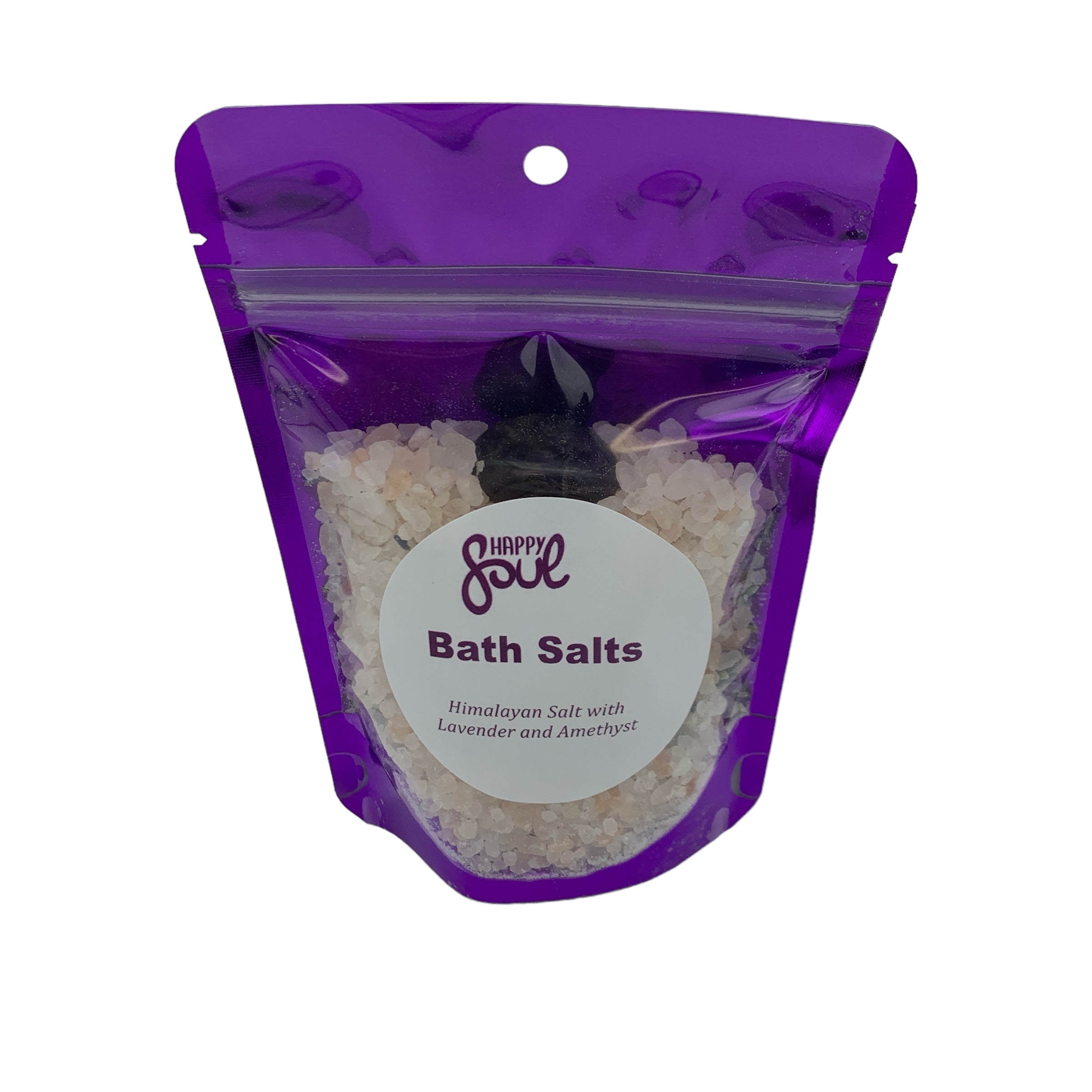 Bath Salt - Himalayan Salt with Lavender and Amethyst $10